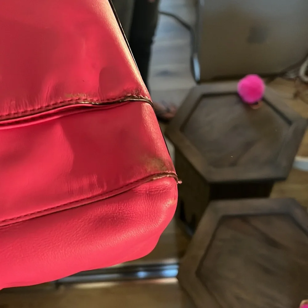 1 hour sale♠️💕 Kate Spade ♠️ large pink leather tote, UIGC - Picture 12 of 15